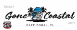 Gone Coastal Boat Decal