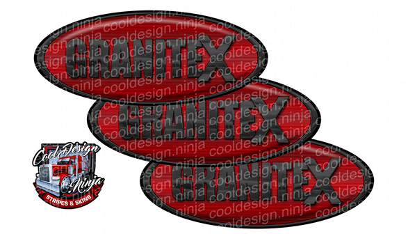 Granite X Peterbilt Emblem Skins