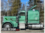 Sage Green Overhook Peterbilt Stripe Kit