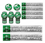 Green Kenworth W900 Interior Emblem Skins