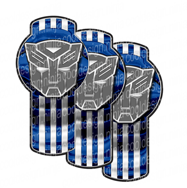 TruckBots Blue Grey Kenworth Emblem Skin Kit