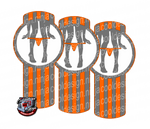 Grey and Orange PD Kenworth Emblem Skin