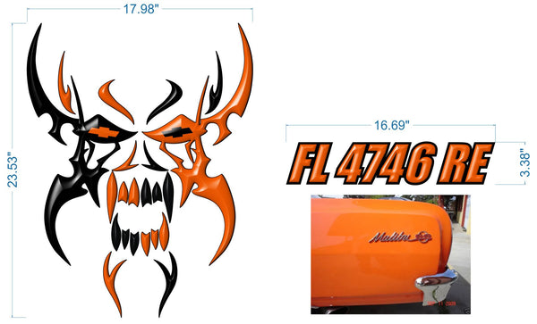 HD Fan Boat Rudder Graphics