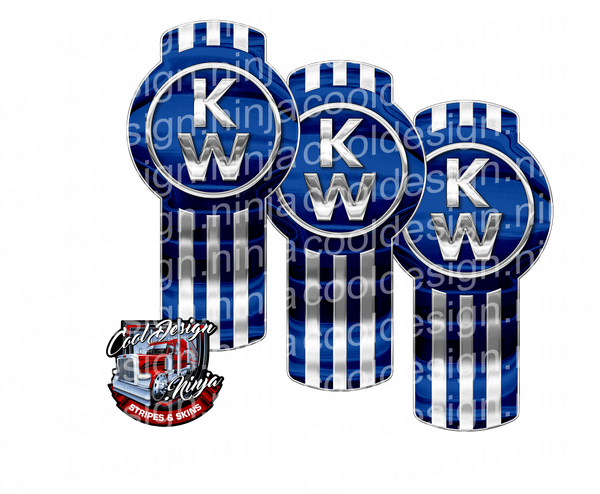 Vertical 66 Blue Kenworth Emblem Skin