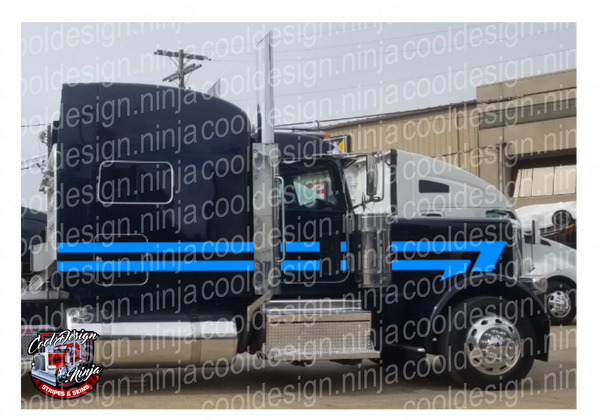 379/389 Peterbilt - Skyline Edition - Hard 77 Stripe Kit