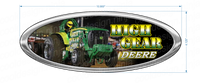 3-Pack High Gear Deere Kenworth Emblem Skins
