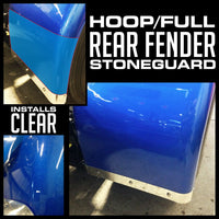 12" Fender Stone Guard - Fiberglass Rear Full/Hoop Fender