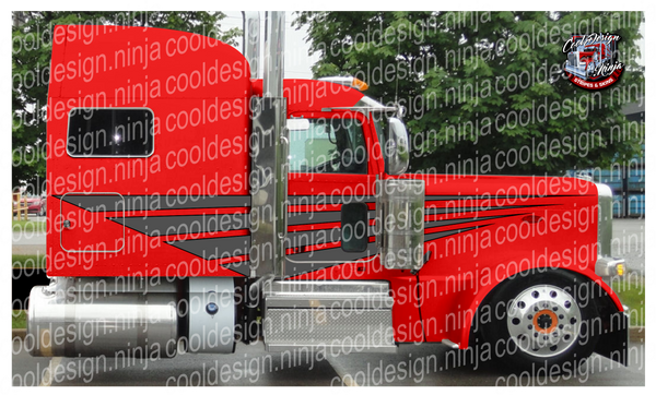 379/389 Hot Arrows Peterbilt Stripe Kit
