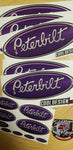 In-Stock Special - Purple and Chrome Peterbilt Full Interior/Exterior Emblem Skin Kit