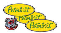 Green and Yellow Peterbilt Emblem Skins