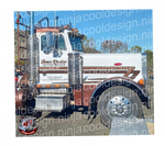 Modified Leading Wedge Daycab Peterbilt Stripe Kit