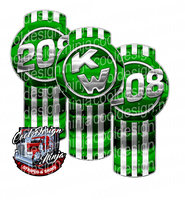 Green 208 Kenworth Emblem Skin Kit
