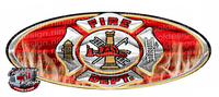 Fire Department Sign Decal