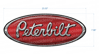 Large 20in Peterbilt Decal - 2 Pack