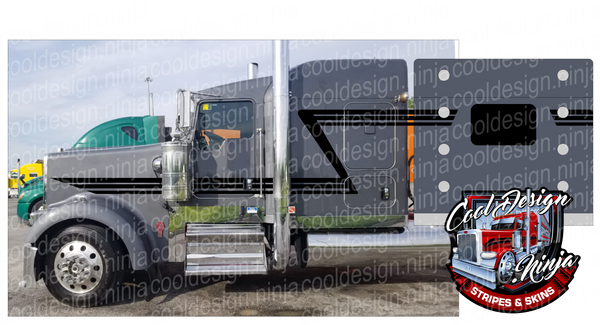 Black Heron Peterbilt Stripe Kit