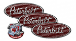 Maroon Peterbilt Emblem Skins