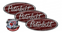 Maroon Peterbilt Emblem Skins