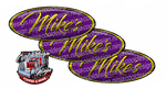 Mikes Purple and Yellow Peterbilt Emblem Skins