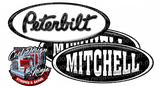 Black and White Mitchell Peterbilt Emblem Skins