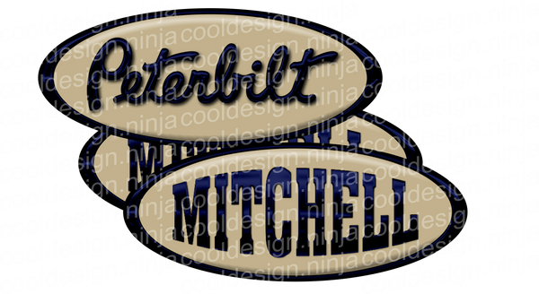 Mitchell Peterbilt Emblem Skins