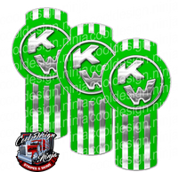 Monster Energy Green Kenworth Emblem Skin Kit