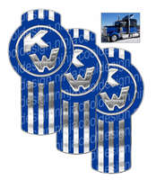 Number 66 Blue Kenworth Emblem Skin Kit