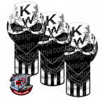 Black Bandit Skull Kenworth Emblem Skins
