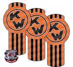 Orange Black and White Kenworth Emblem Skin Kit