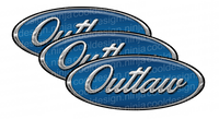Blue Outlaw Peterbilt Emblem Skins
