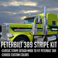 63" Peterbilt 389 HardLine Stripe Kit