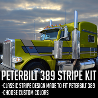 63" Peterbilt 389 Modcon Stripe Kit