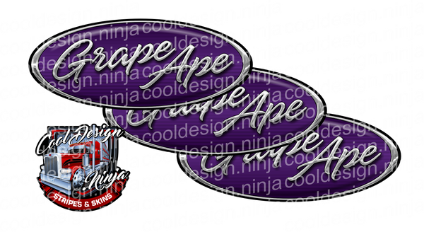Grape Ape Peterbilt Emblem Skins