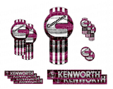 Purple Cummins Kenworth Kit Emblem Skins