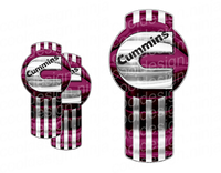Purple Cummins Kenworth Kit Emblem Skins