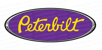 Purple and Yellow Peterbilt Emblem Skins