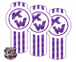 Purple and White Kenworth Emblem Skin