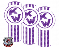 Purple and White Kenworth Emblem Skin