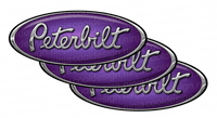 Purple Fade Peterbilt Emblem Skins
