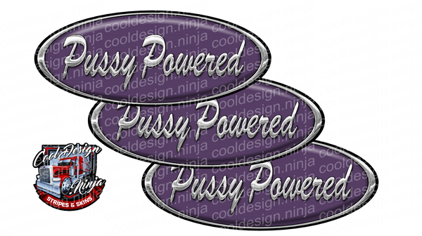Pussy Powered Peterbilt Emblem Skins