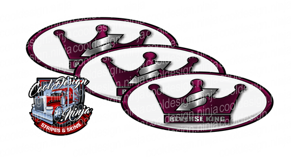Reverse King Peterbilt Emblem Skins
