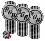 Grey and Black RGR Kenworth Emblem Skin Kit