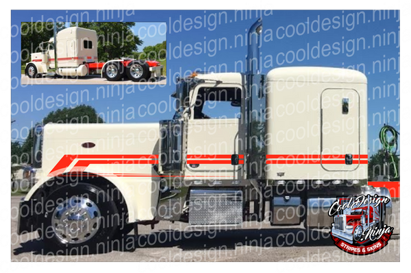 Double Dive Peterbilt Stripe Kit