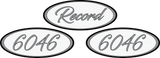 3-Pack Medium Grey/White Record Peterbilt Emblem Skins