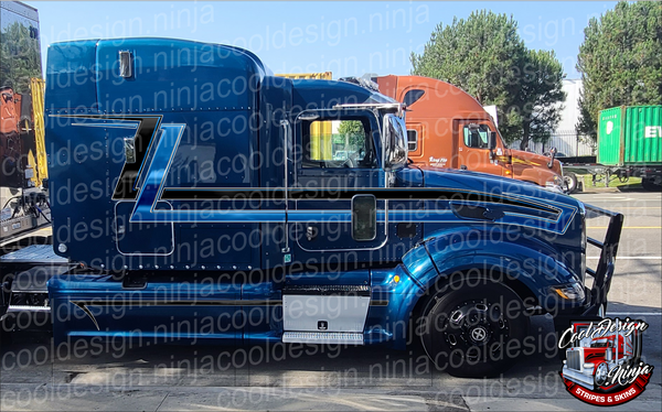 Peterbilt 386 custom discount bumper