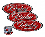 Ruby Peterbilt Emblem Skins