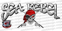 Sea Rebel Pontoon Boat Decals