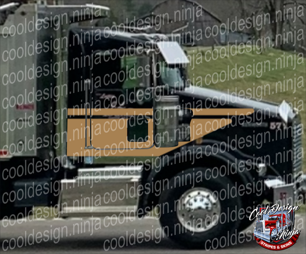 T800 Kenworth Smokey Stripe Kit