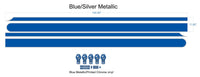 Blue/Silver Metallic KW Skins and Stripe