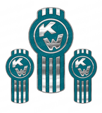 Teal/Chrome KW Emblem Skins