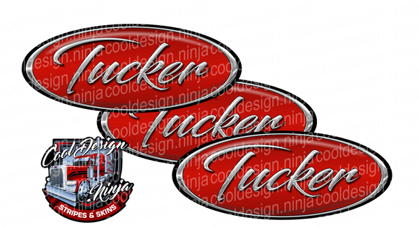 Tucker Peterbilt Emblem Skins